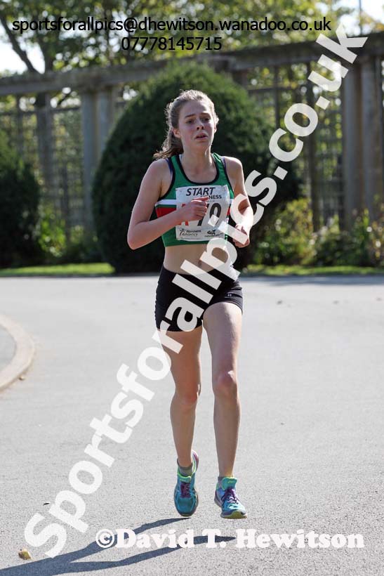 Womens under-17s, Northern Road Relays, Blackpool. Photo: David T. Hewitson/Sports for All Pics